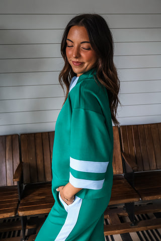 The Right Track Pant Set • Green