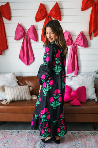 Beautiful Blooms Maxi • Black Floral