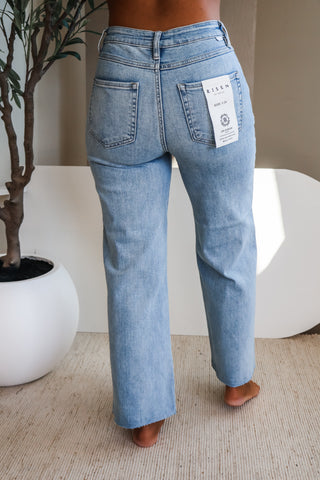 Naomi Wide Leg | Tummy Control • Light Wash