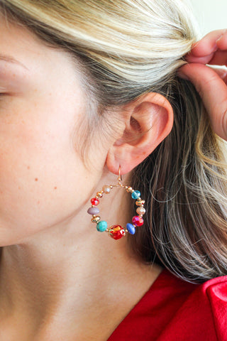 Happiest Season Hoop Earrings • Multi