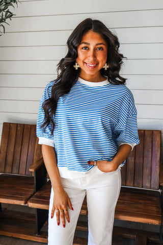 Stripes & Sunshine • Blue