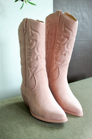 Blakely Western Boot • Pink
