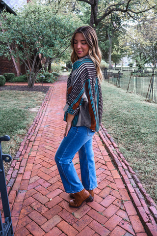 Pattern Poetry Top • Espresso Mix