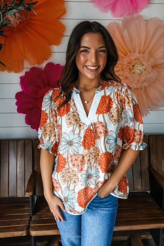 Continue To Grow • Cream Floral