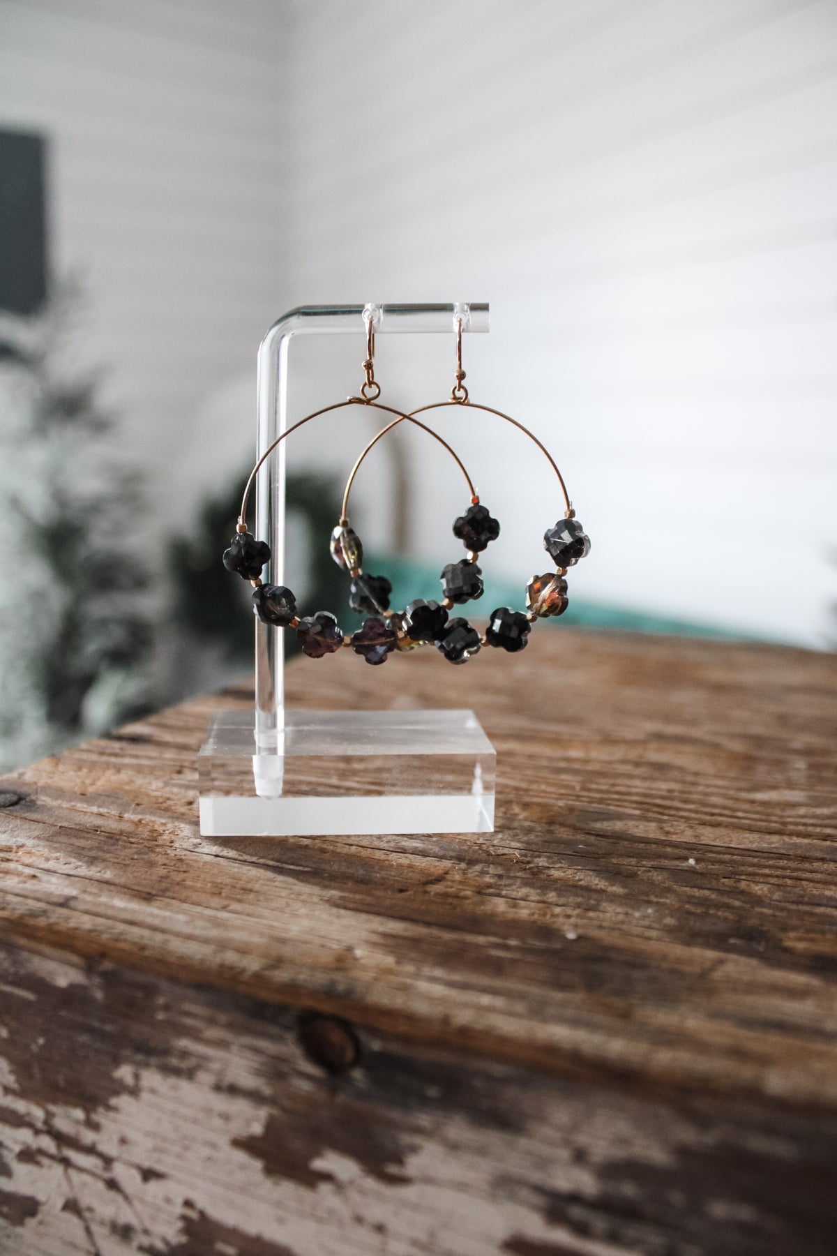 Sparkle & Shine Earrings • Iridescent Black