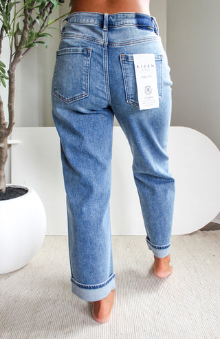 Stella Relaxed Barrel Jean • Medium Wash