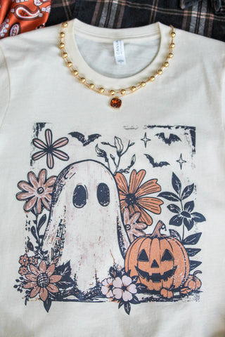 Happy Haunting Graphic Tee • Cream