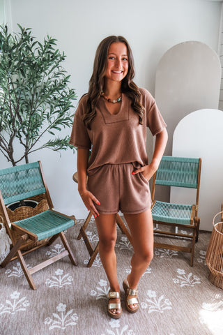 Cruise Control Short Set • Brown