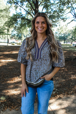 Pretty On Point • Olive Floral - FINAL SALE