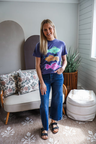 Cast Your Nets Graphic Tee • Grape