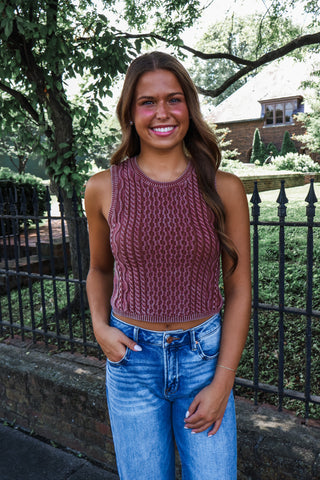 Desert Canyon Cable Tank • Deep Terra Cotta