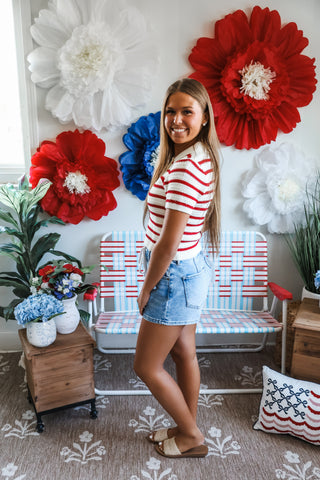 Pretty & Patriotic • Red Stripe