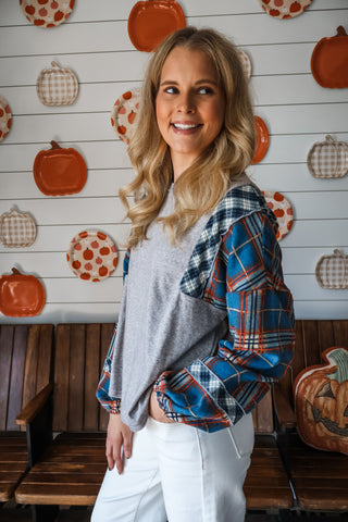Playful In Plaid • Grey Multi