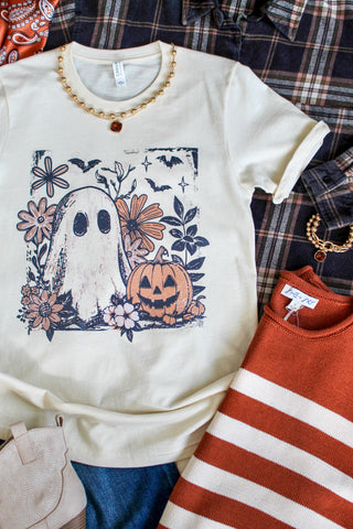 Happy Haunting Graphic Tee • Cream