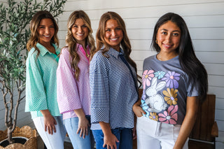 Hop To It Bunny Graphic Tee • Graphite