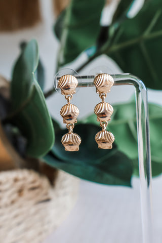 Sandy Shores Dangle Earrings • Gold