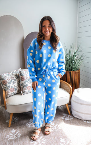 On The Spot Pant Set • Blue