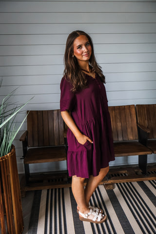 Lovely Moments Ruffle Mini • Plum