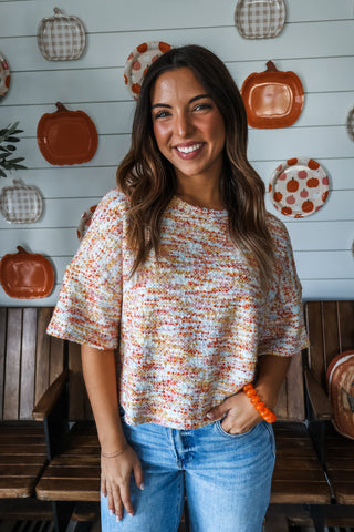 Confetti Crush Textured Top • Multi