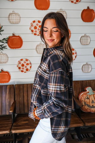 Boots & Bonfires Plaid • Black