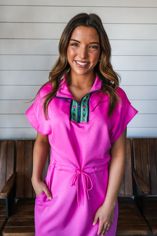 Daydreamer Drawstring Waist Mini • Pink