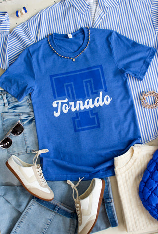 Team Tornado Graphic Tee • Heather Blue