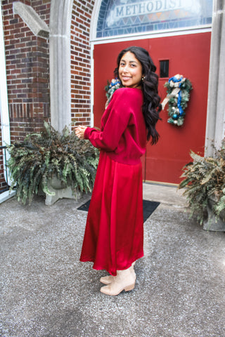 Timeless With A Twist • Burgundy