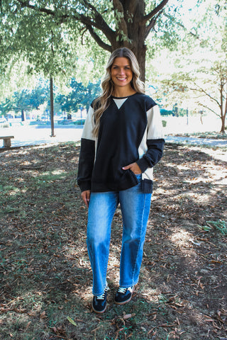 Over & Under Colorblock • Black