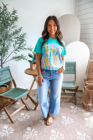 Be Still Graphic Tee • Island Green