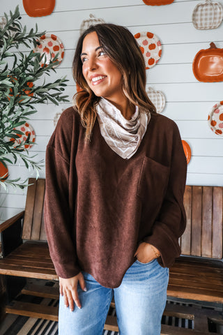 Sophisticated Charm Silk Scarf • Latte
