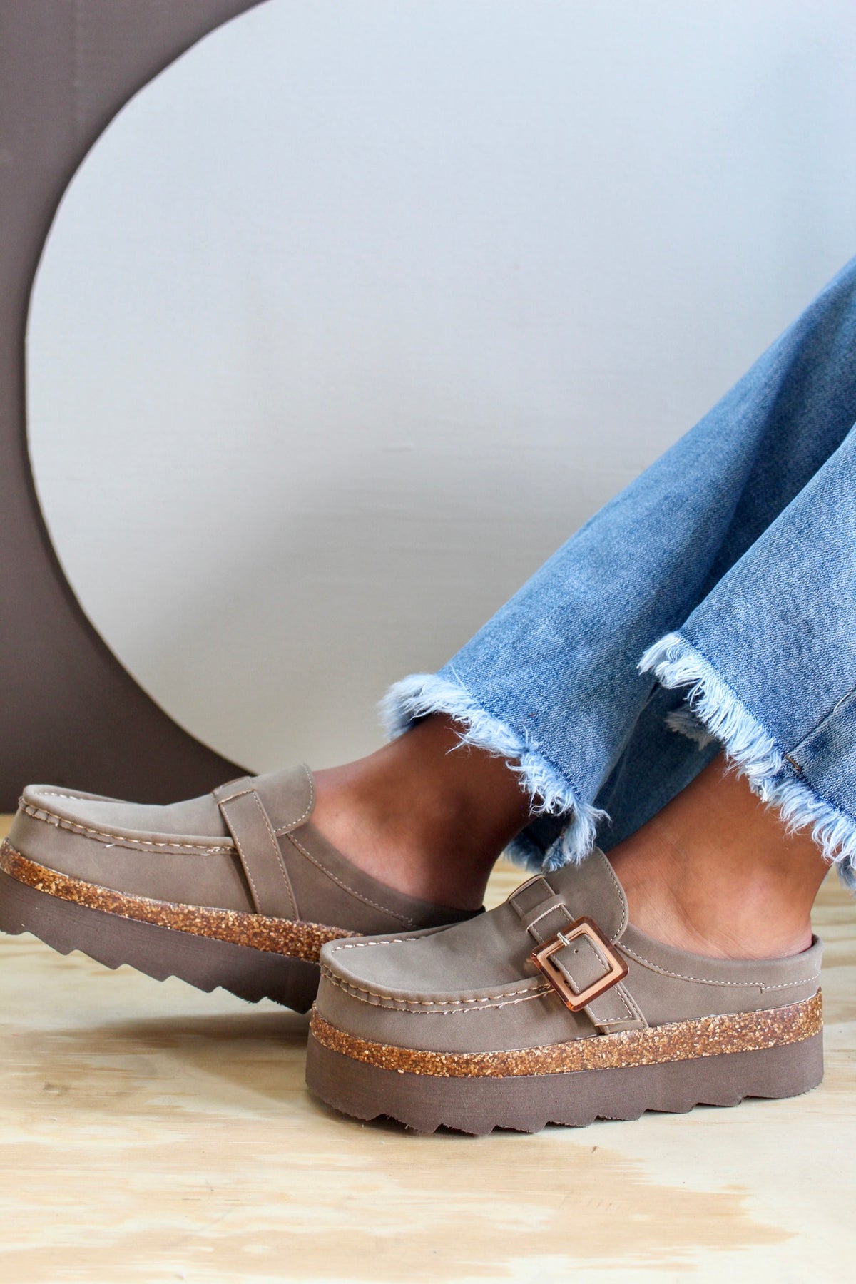 See You Later Platform Loafer • Taupe