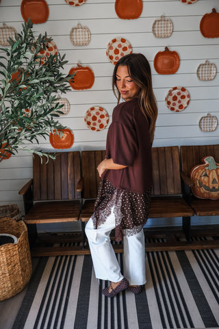 Lovely In Lace • Cocoa Dot