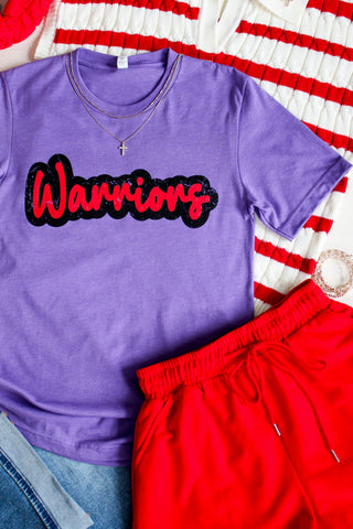 Team Warriors Graphic Tee • Heather Purple