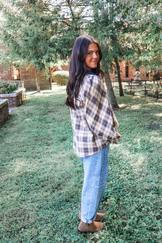 Farmhouse Charm • Blue Plaid
