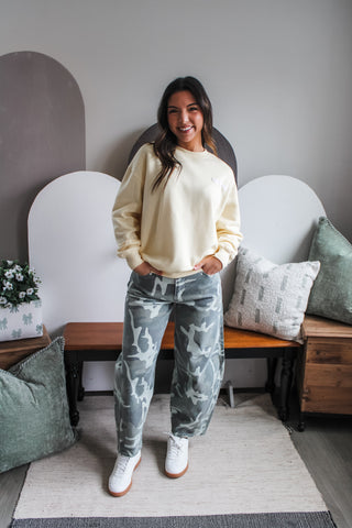 Spread The Love Of Jesus Sweatshirt • Iced Lemon