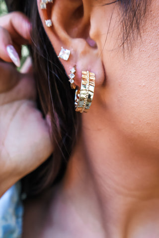 Heritage Hoop Earrings • Gold