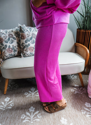 Everyday Favorite Pant Set • Fuchsia
