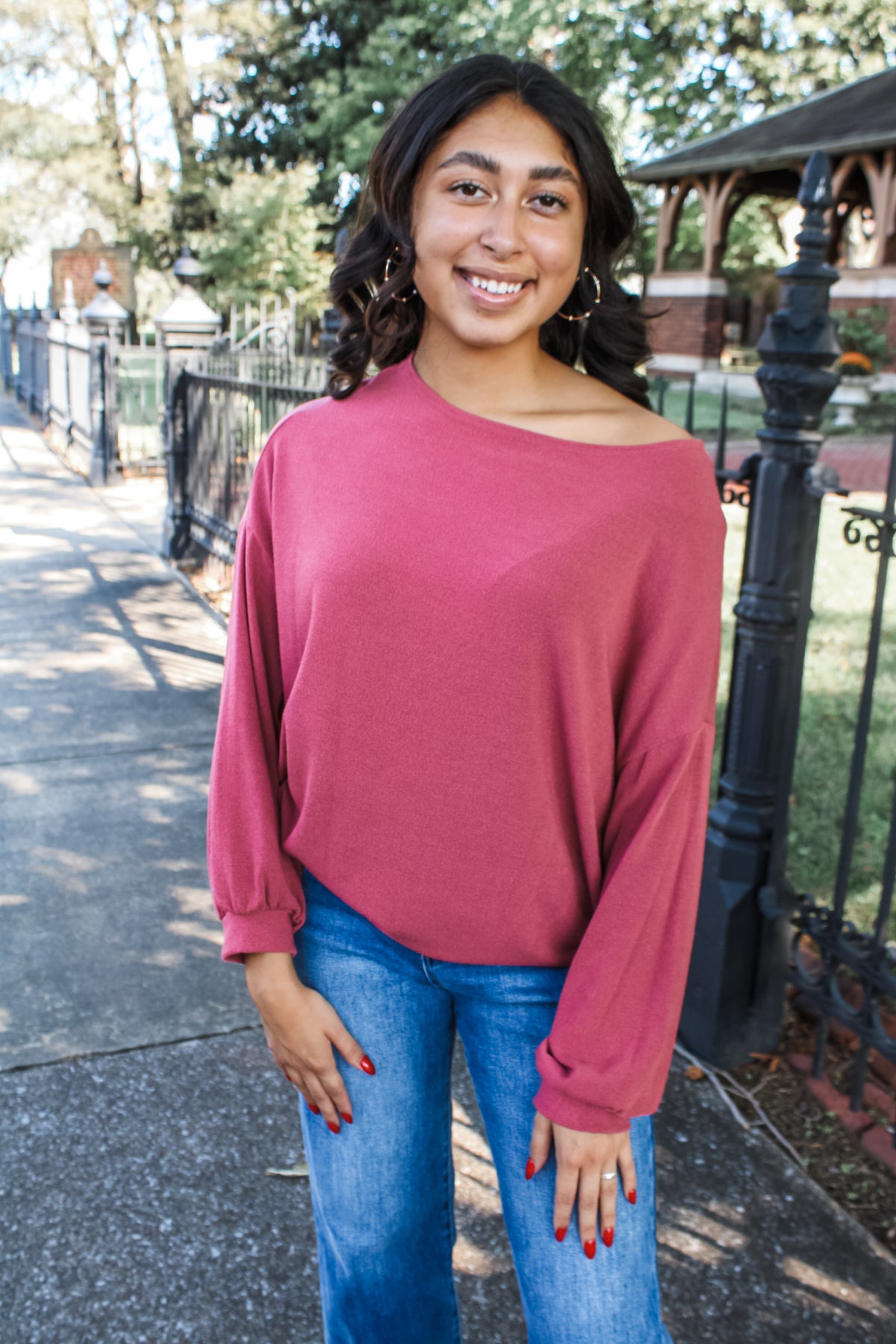 The Everyday Dolman • Dark Rose