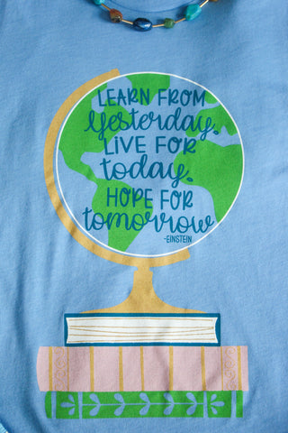 Hope For Tomorrow Graphic Tee • Blue