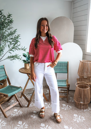 Easy & Essential Stripes • Red