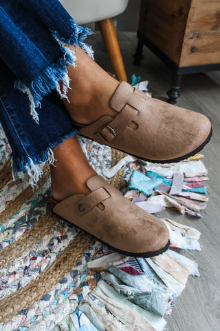 Rowan Soft Footbed Clog • Taupe