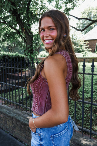 Desert Canyon Cable Tank • Deep Terra Cotta