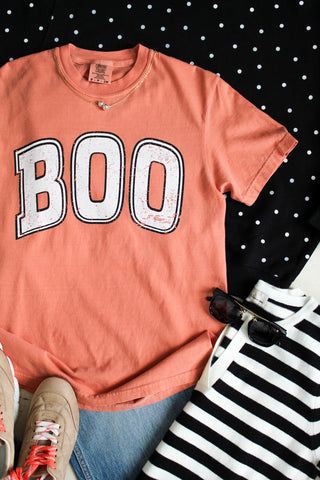 Boo University Graphic Tee • Dusty Peach