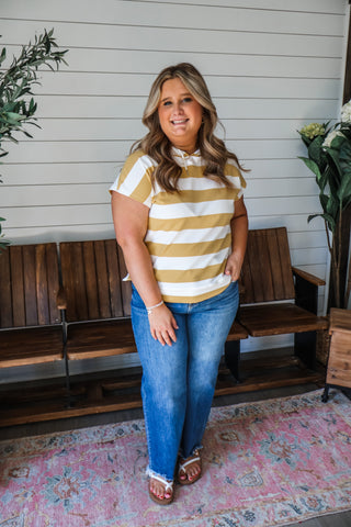 Beachside Stripes • Yellow