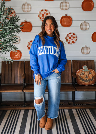 Wildcats Reversible Pullover • Blue