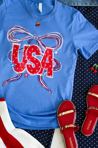 Freedom Fest USA Graphic Tee • Heather Blue