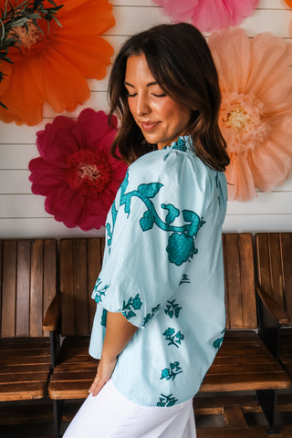 Beautiful Blossoms • Teal