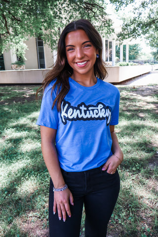 Team Kentucky Graphic Tee • Heather Blue