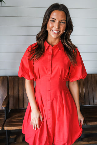 Love of the game• red dress