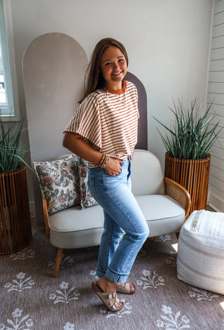 Fall Into Stripes • Pumpkin